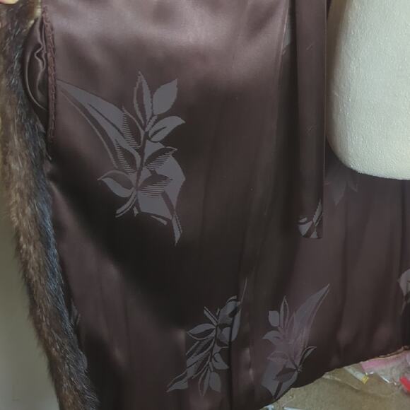 Vintage Maxi Mink Fur Coat Mod Elegance Women's Medium - Picture 9 of 14